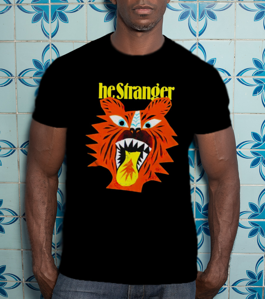 He Stranger Tiger Fierce Roaring Face T-Shirt