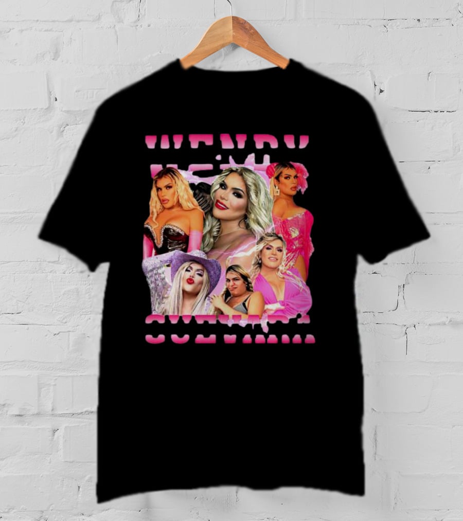 Wendy Guevara Collage Pink Outfits T-Shirt