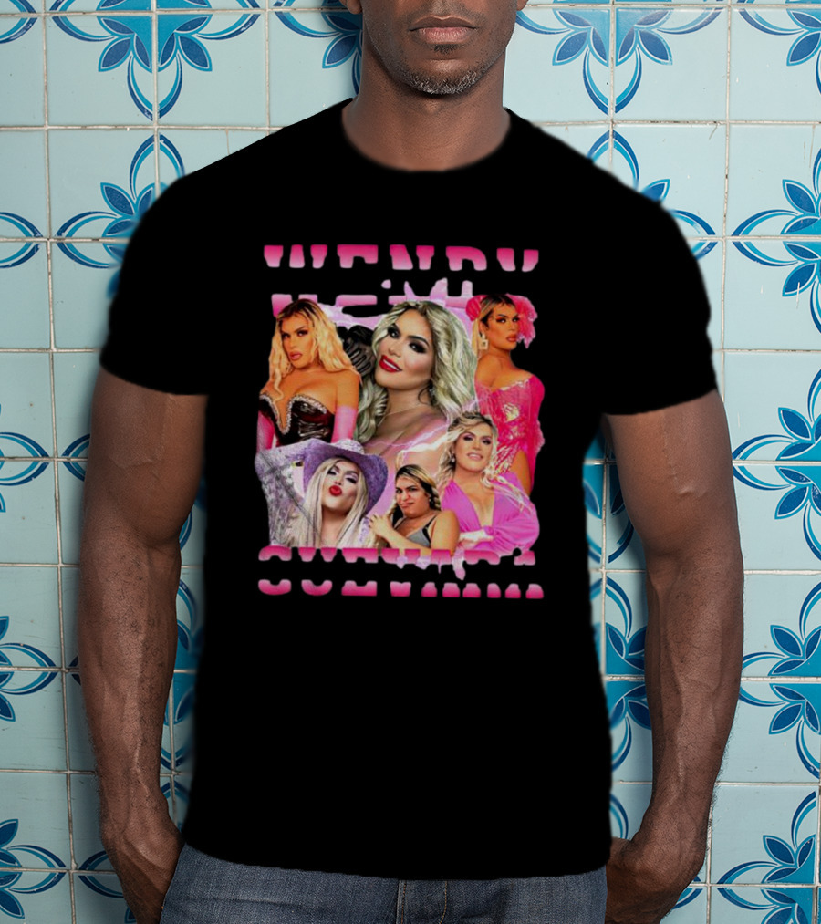Wendy Guevara Collage Pink Outfits T-Shirt