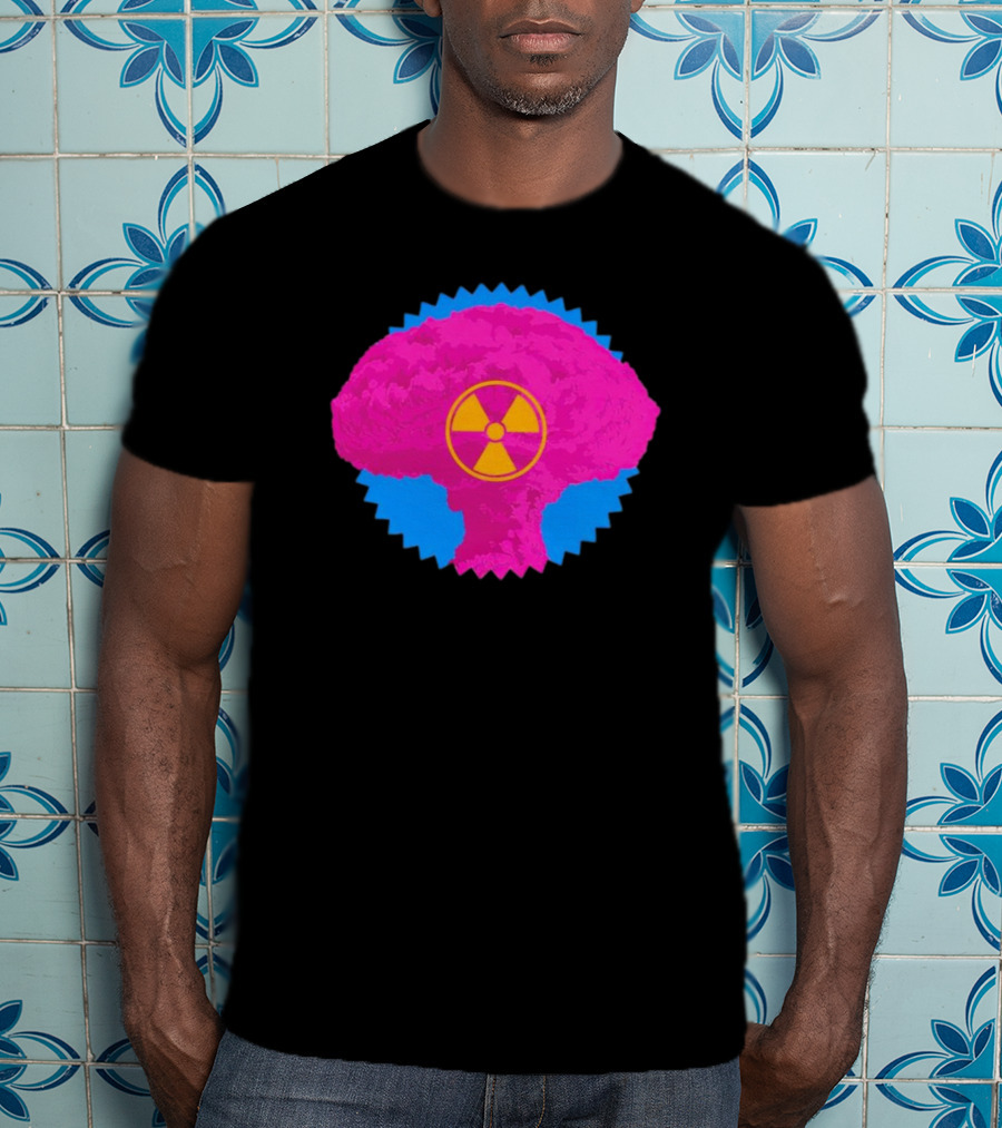 Barbie Box Office Bomb Pink Mushroom Cloud With Radiation T-Shirt