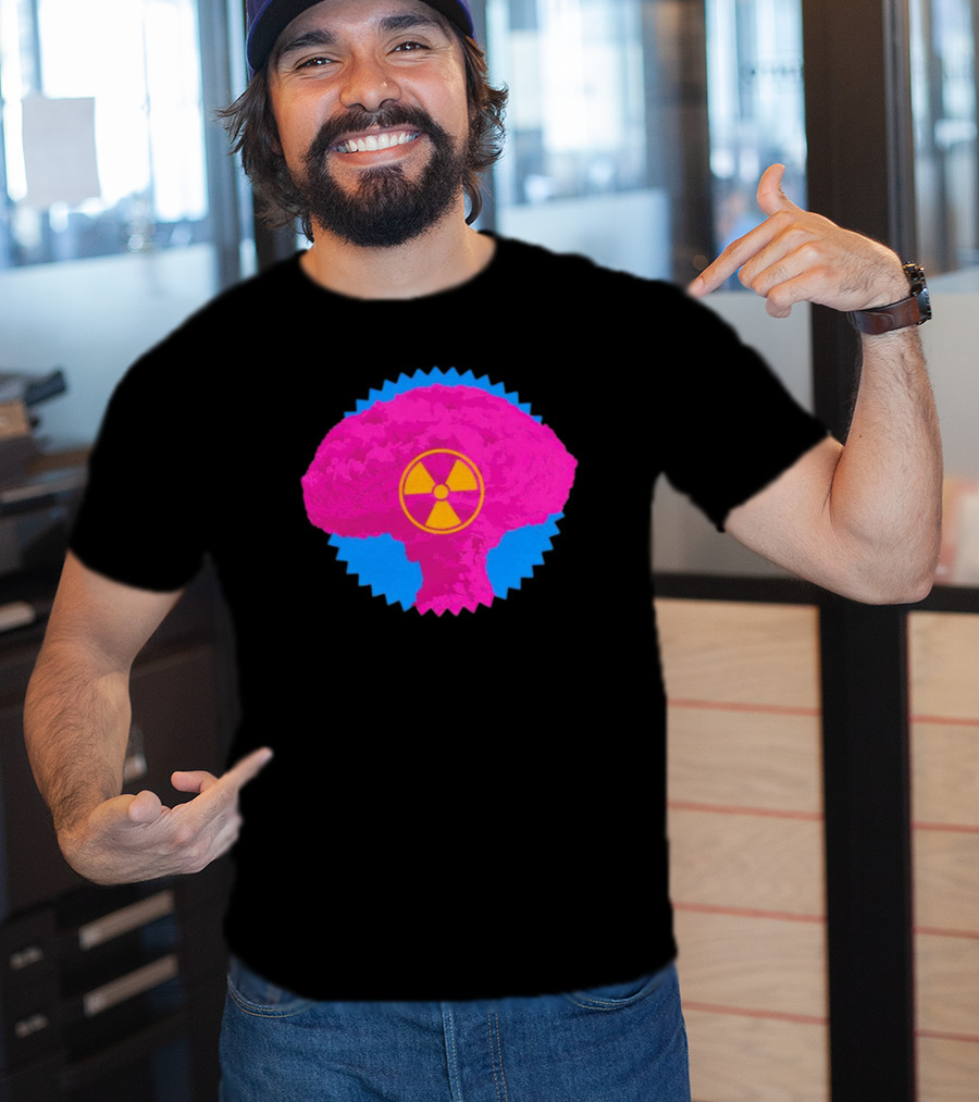 Barbie Box Office Bomb Pink Mushroom Cloud With Radiation T-Shirt