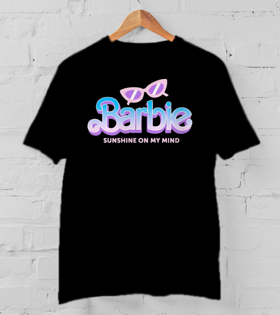 Barbie Sunshine On My Mind Sunglasses Retro Nostalgia T-Shirt