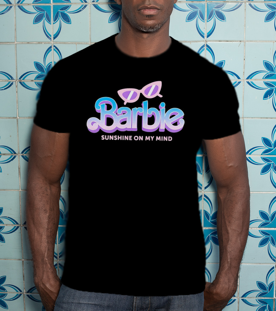 Barbie Sunshine On My Mind Sunglasses Retro Nostalgia T-Shirt