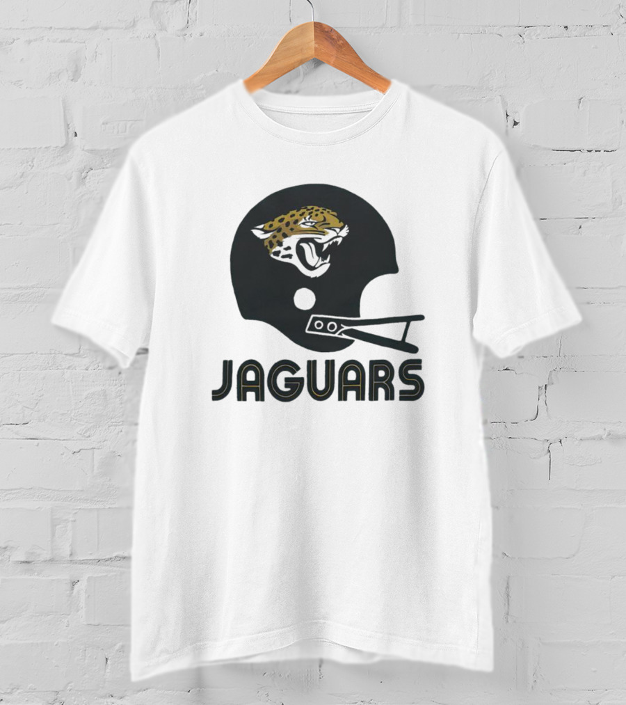 Jaguars Helmet With Jaguar Head T-Shirt