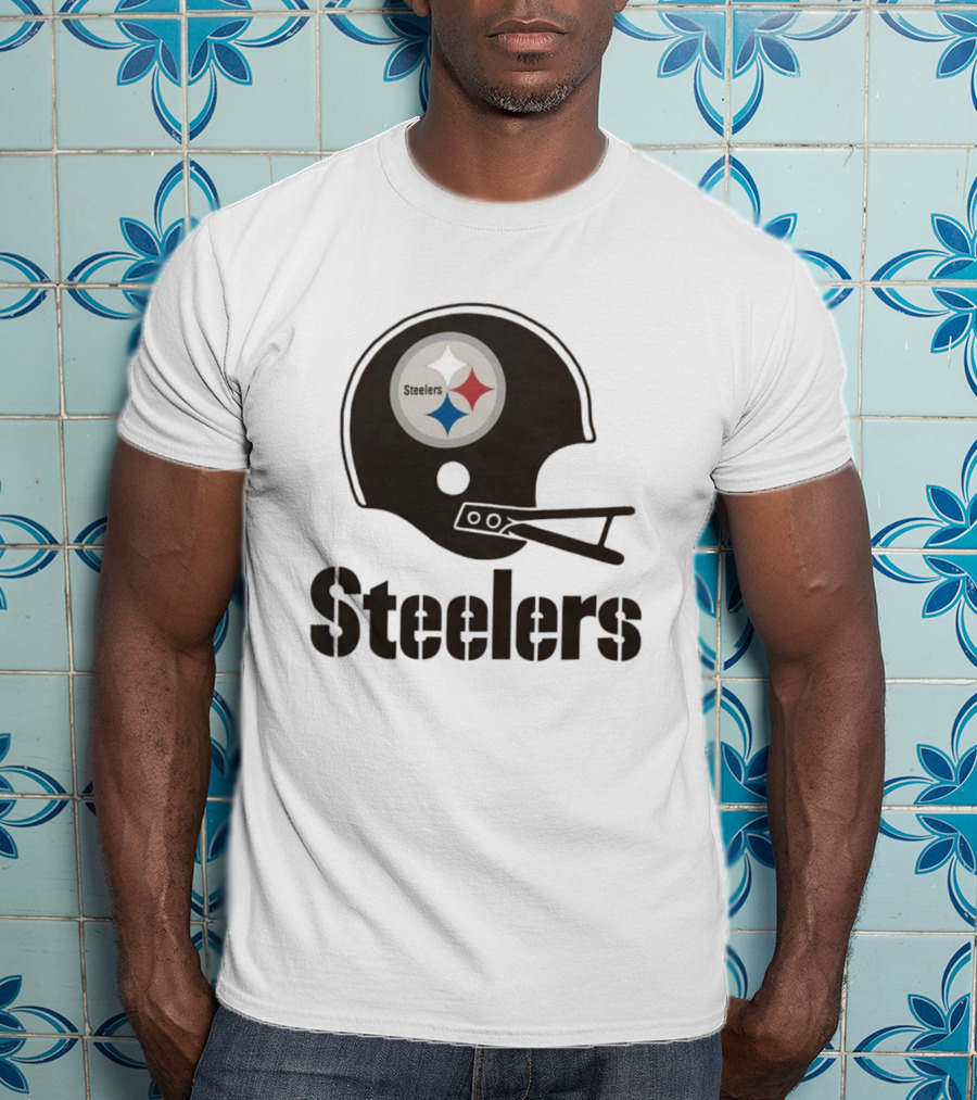 Pittsburgh Steelers Helmet Logo T-Shirt