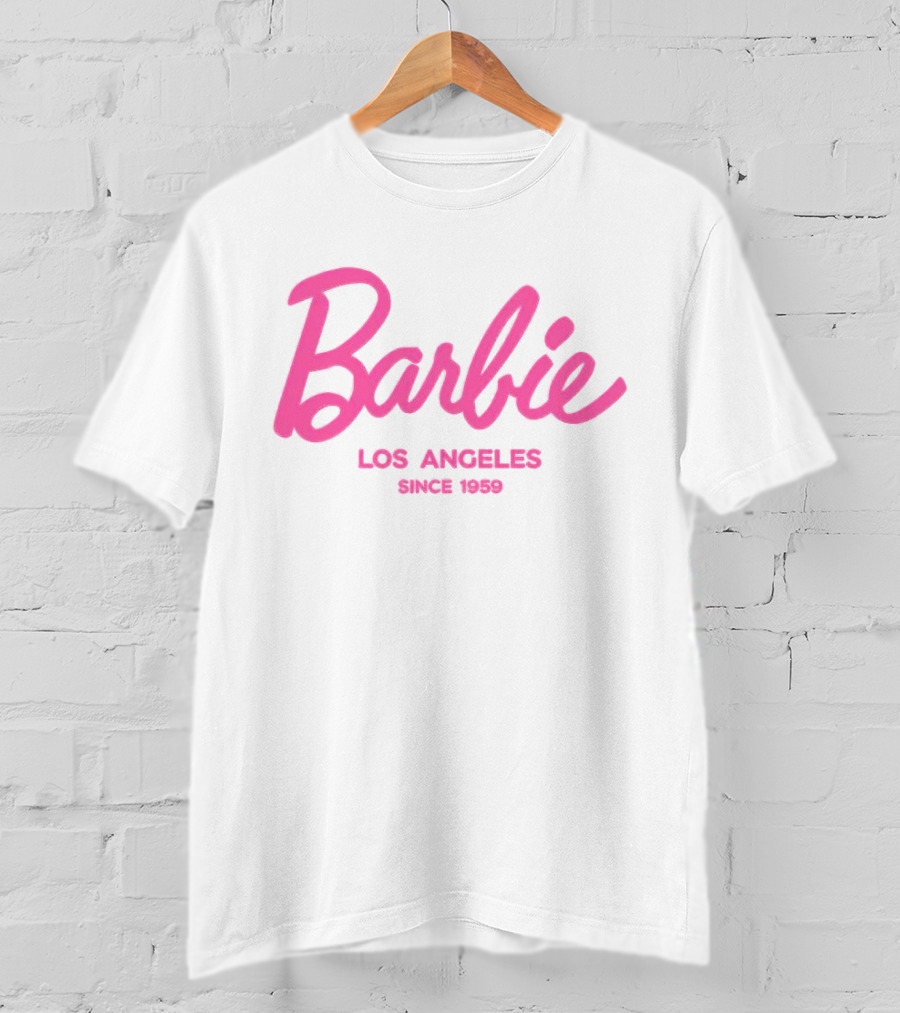 Barbie Los Angeles Since 1959 Retro Pink T-Shirt