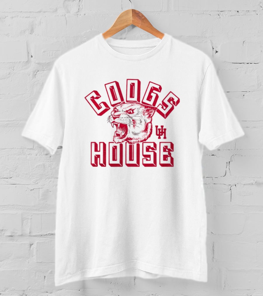 COOGS HOUSE UH COUGARS Roaring Panther T-Shirt