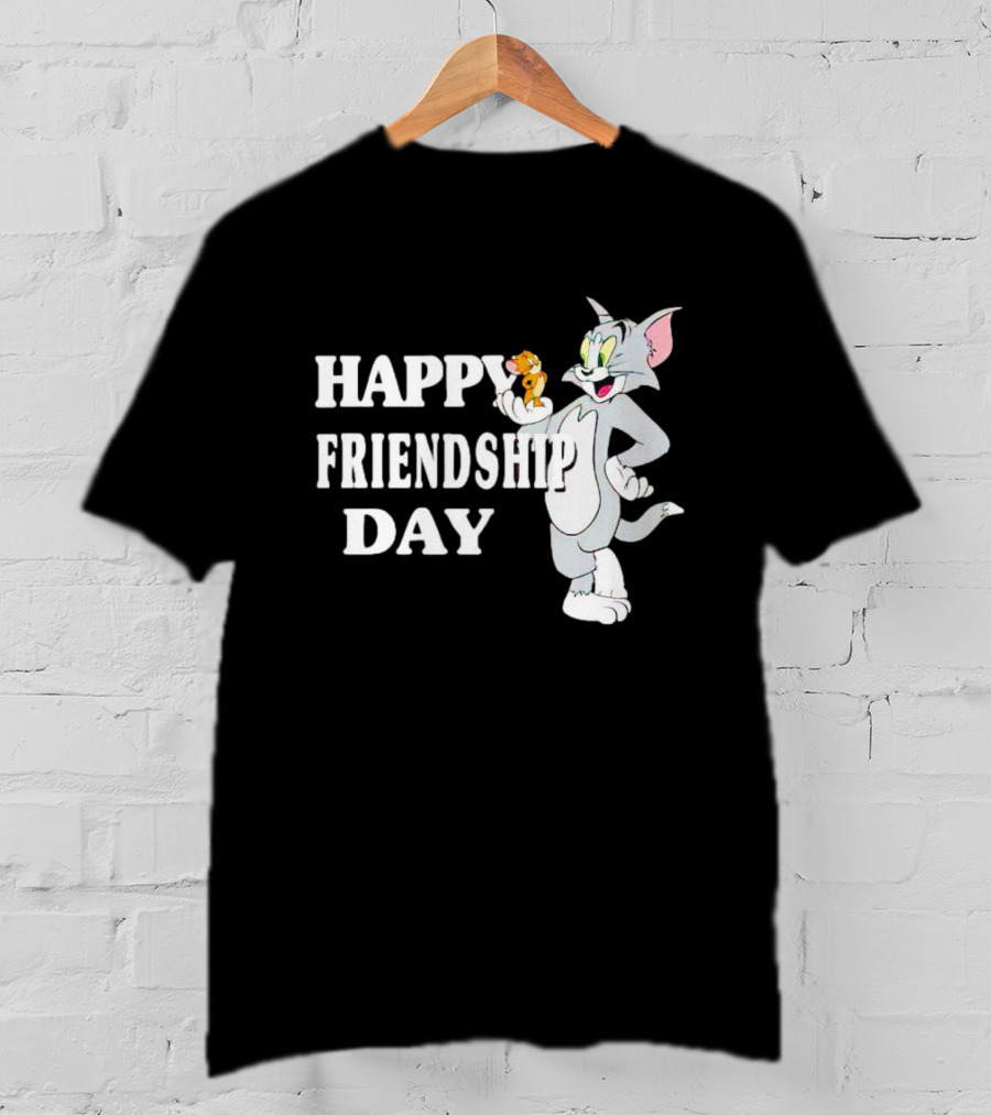 Tom And Jerry Happy Friendship Day T-Shirt