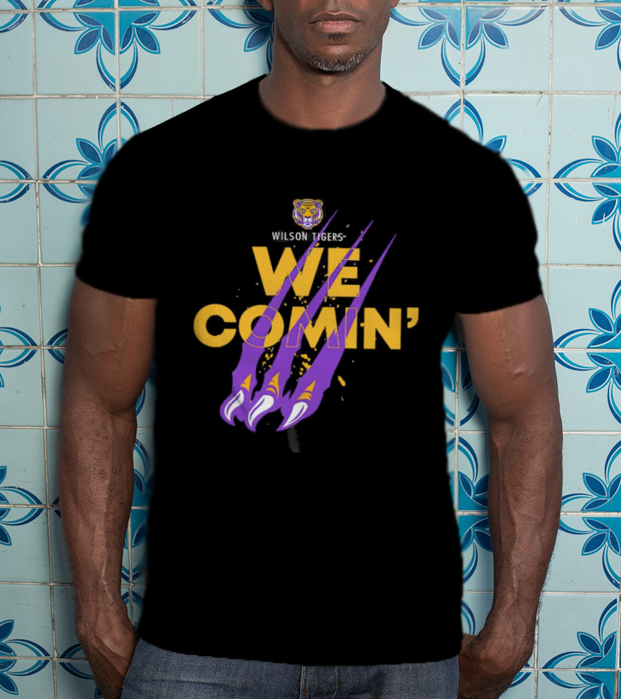 Wilson Tigers We Comin' Tiger Claw Marks T-Shirt
