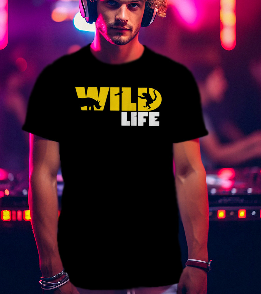 Wild Life Rhino Monkey T-Shirt