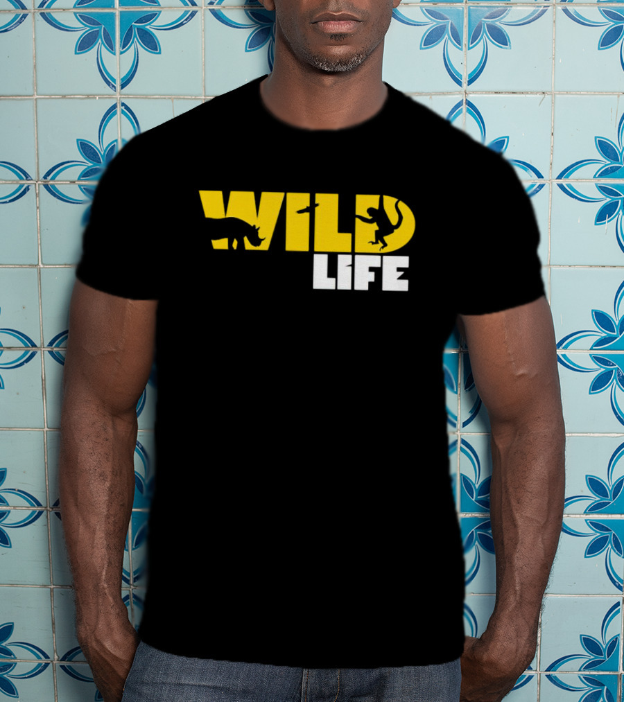 Wild Life Rhino Monkey T-Shirt
