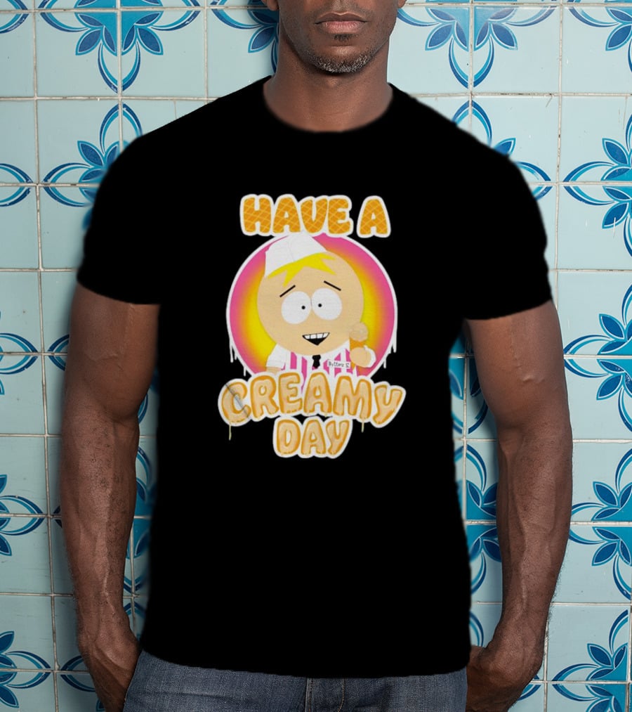 Have A Creamy Day DikinBaus Hot Dogs Ice Cream Cone T-Shirt