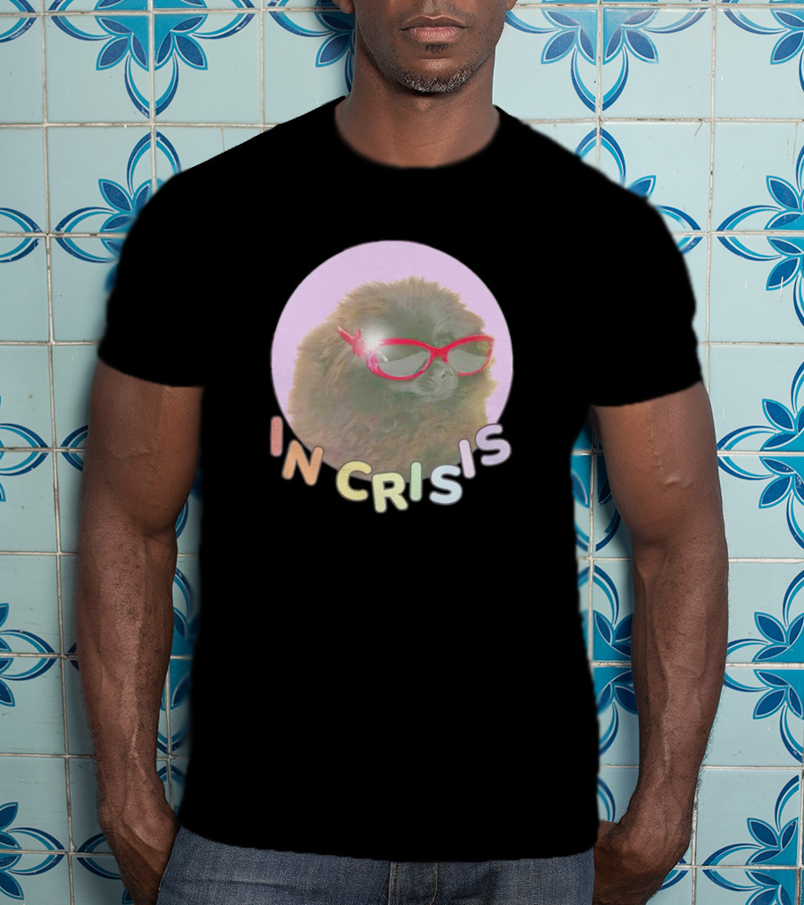 Dog In Crisis With Glasses T-Shirt