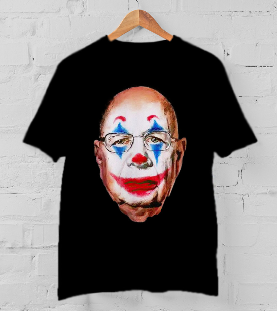 Klaus Schwab Joker Clown Face Paint T-Shirt