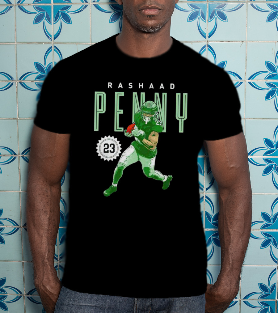 Rashaad Penny Philadelphia 23 Football Run T-Shirt