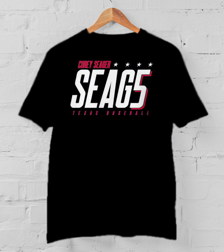 Corey Seager SEAG5 Texas Baseball T-Shirt