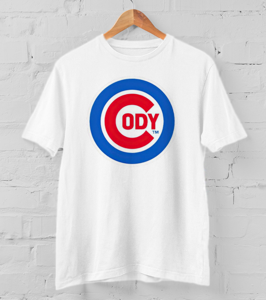 Chicago Cubs Cody Logo Circle Emblem T-Shirt