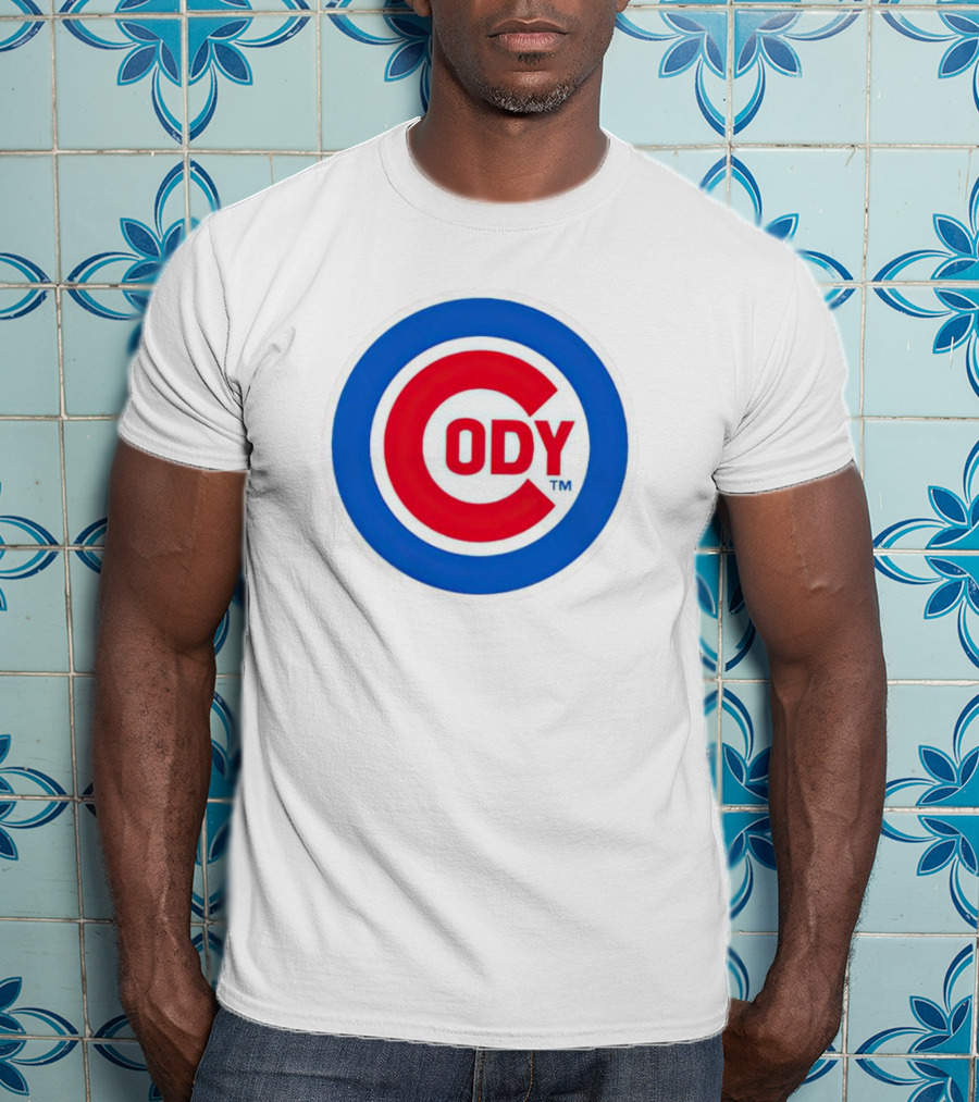Chicago Cubs Cody Logo Circle Emblem T-Shirt