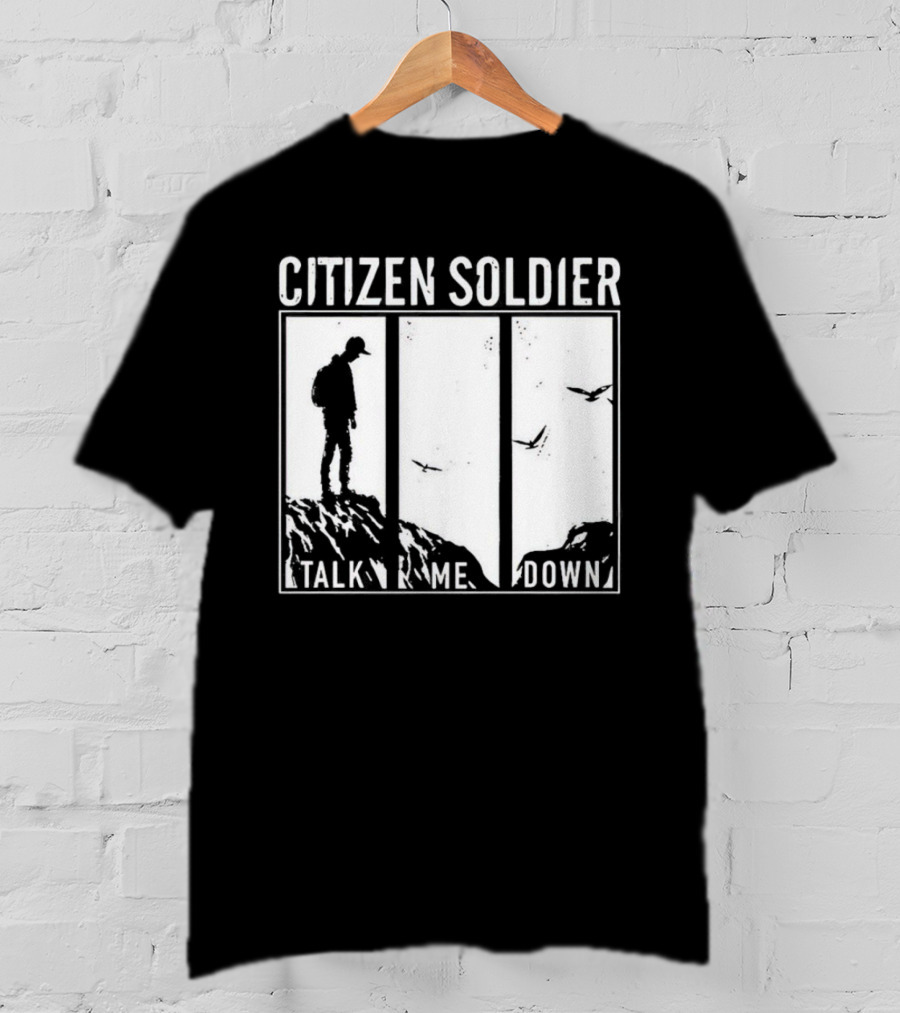Citizen Soldier Talk Me Down Silhouette With Birds T-Shirt