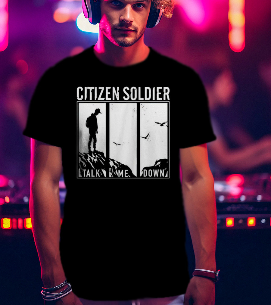 Citizen Soldier Talk Me Down Silhouette With Birds T-Shirt