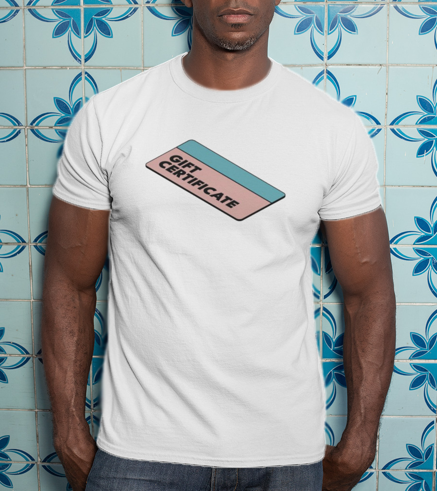 Gift Certificate Pastel Card T-Shirt