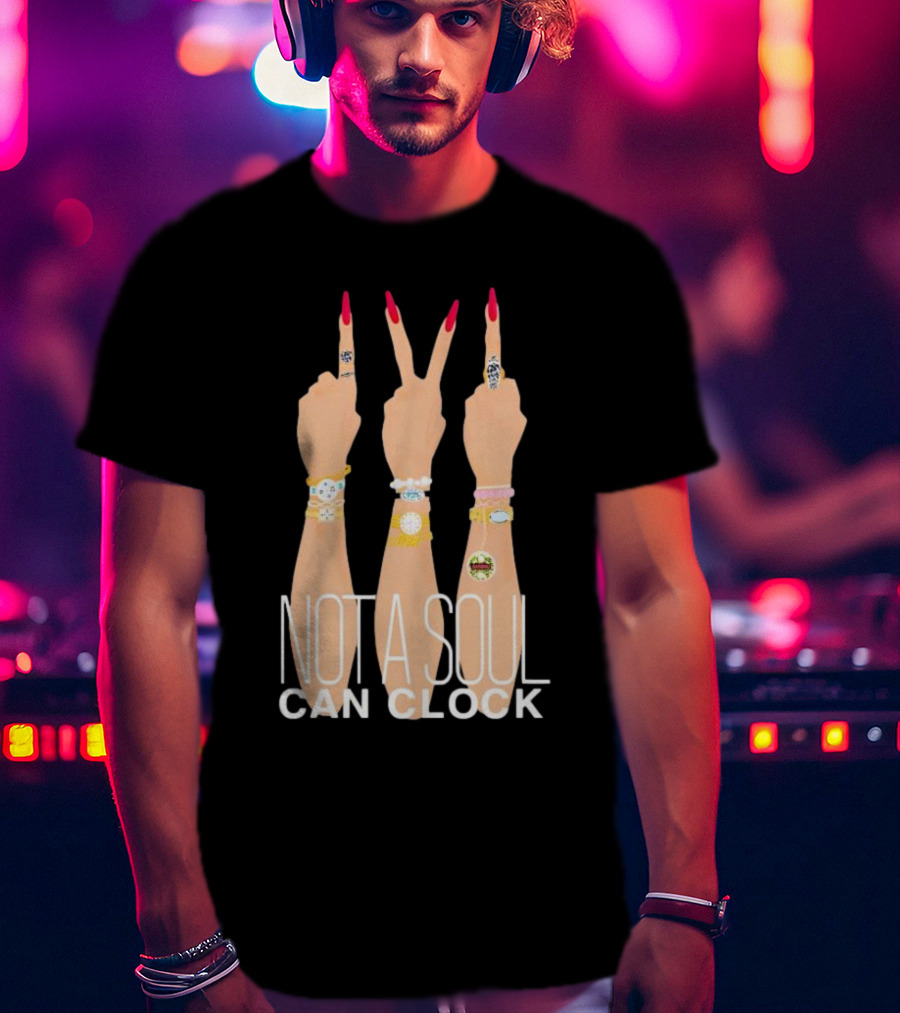 Monica Beverly Hillz Not A Soul Can Clock Hands T-Shirt