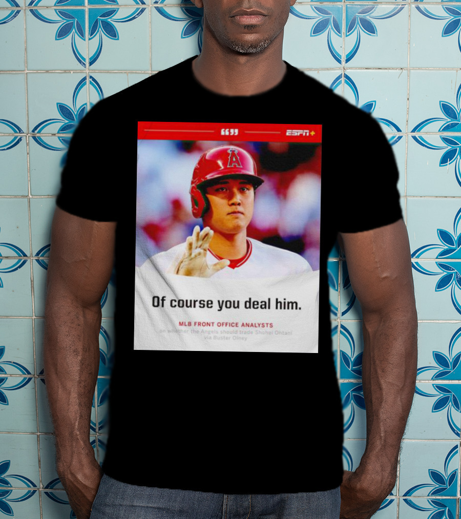 ESPN+ Shohei Ohtani MLB Front Office Analysts Trade Discussion T-Shirt
