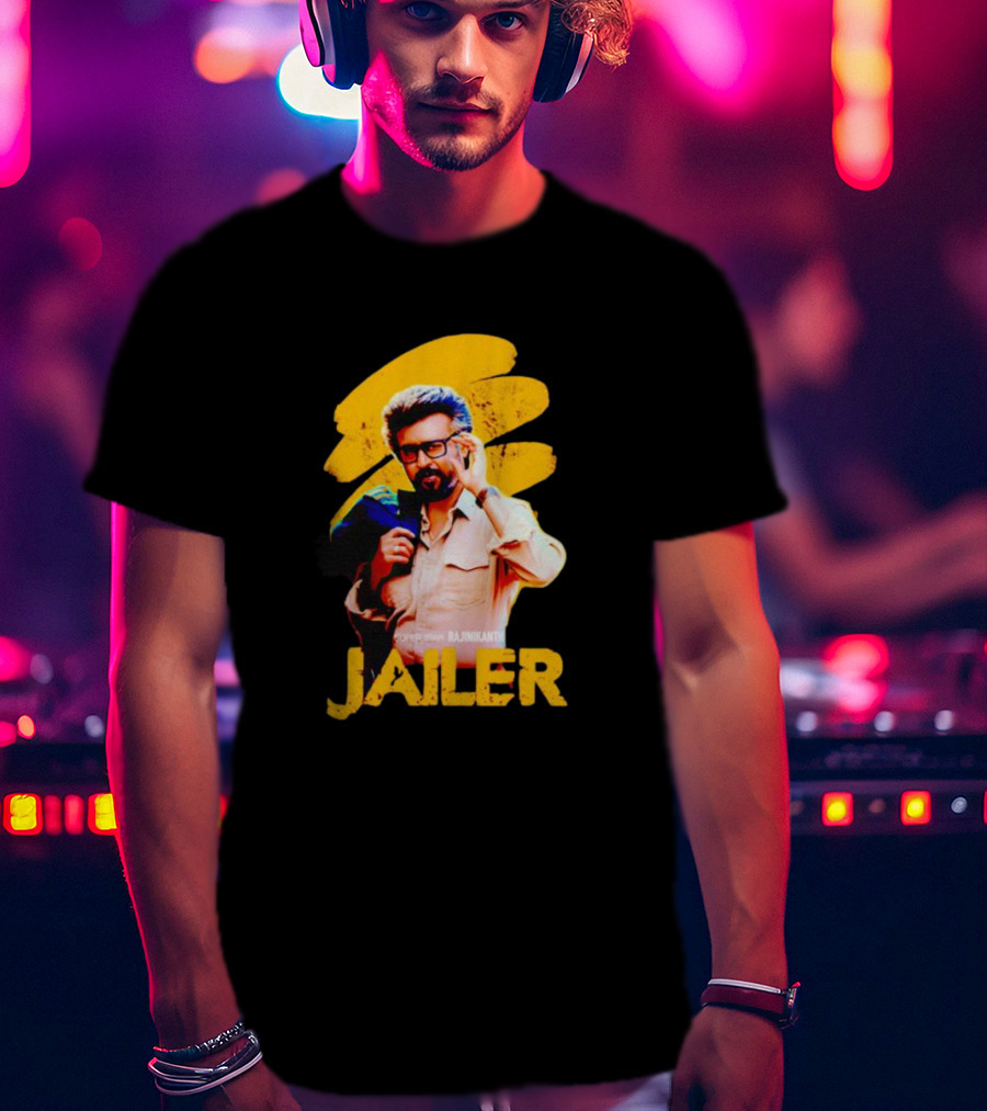 Super Star Rajinikanth Jailer Iconic T-Shirt