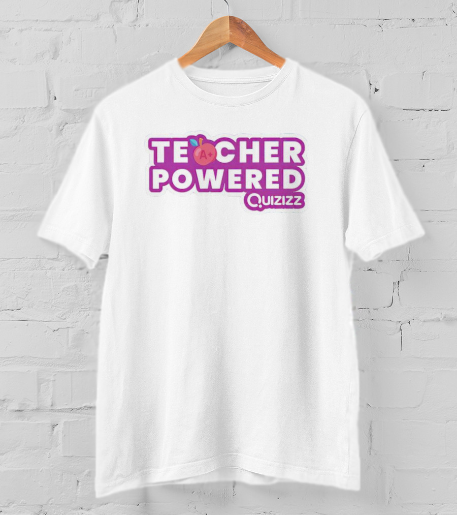Teacher Powered Quizizz A+ Apple T-Shirt