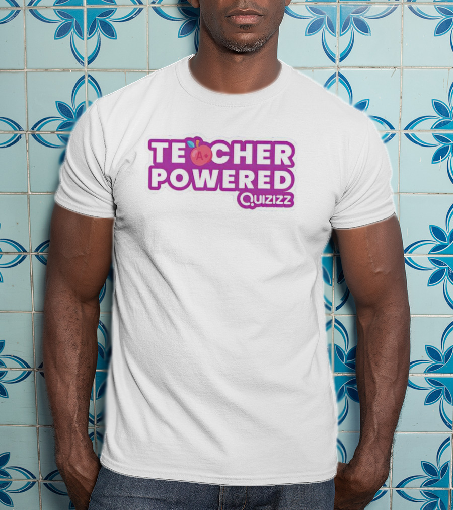 Teacher Powered Quizizz A+ Apple T-Shirt
