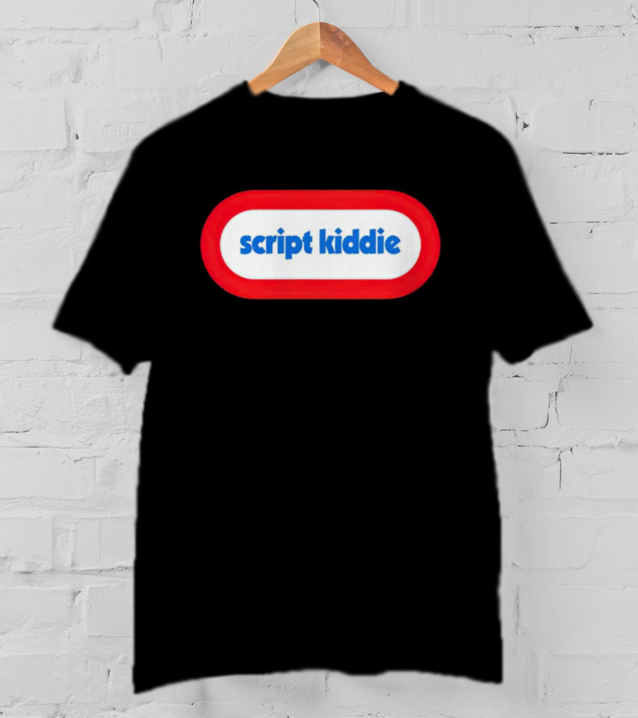 Vegas Blackhat Script KiddieLOGO Milk Bar Button T-Shirt