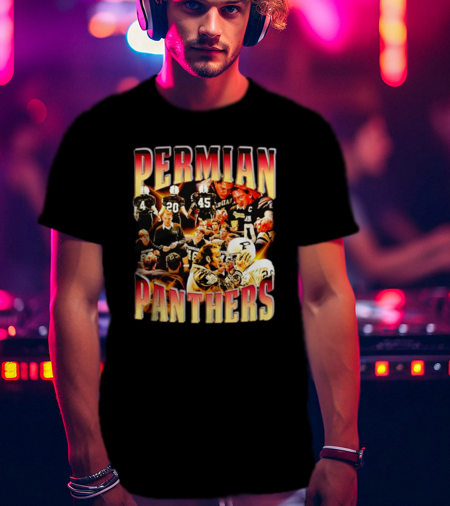 Permian Panthers 90s Football Team Vintage T-Shirt