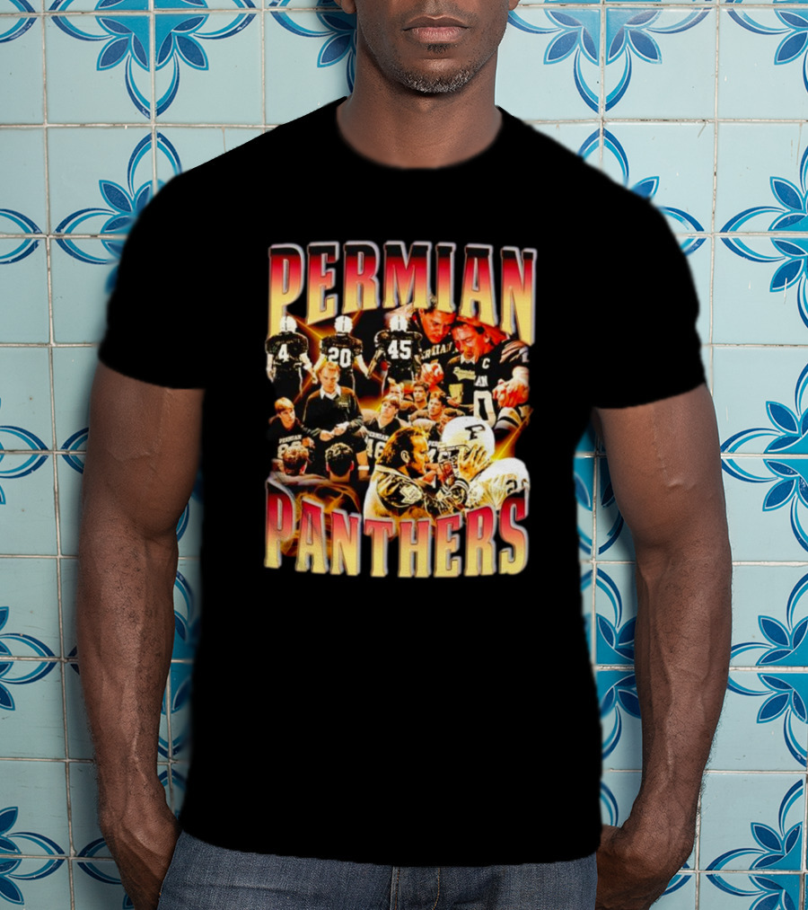 Permian Panthers 90s Football Team Vintage T-Shirt