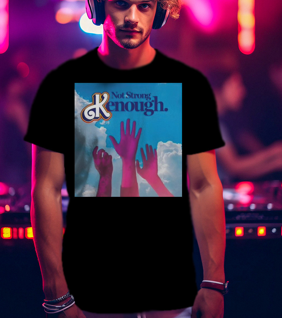 Not Strong Kenough Raising Hands Sky Clouds T-Shirt