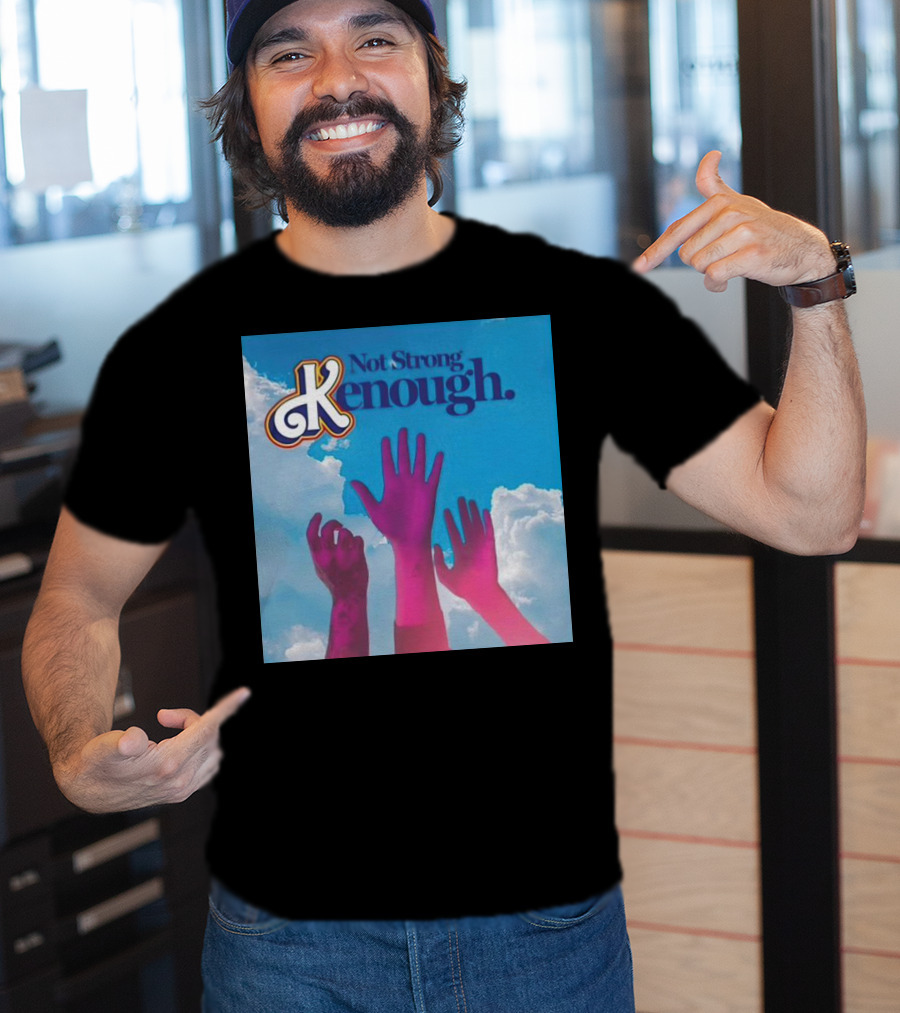 Not Strong Kenough Raising Hands Sky Clouds T-Shirt