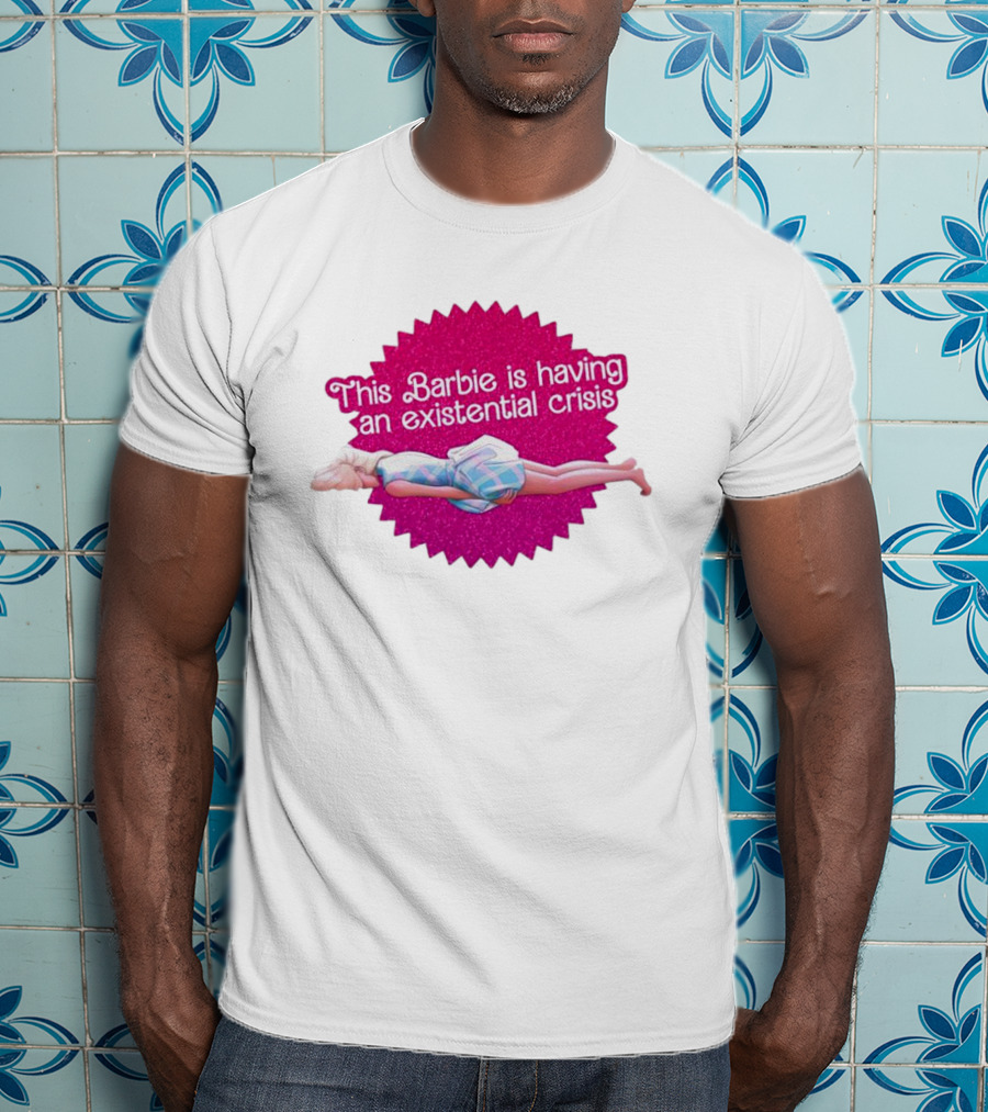 This Barbie Is Having An Existential Crisis Sparkle T-Shirt