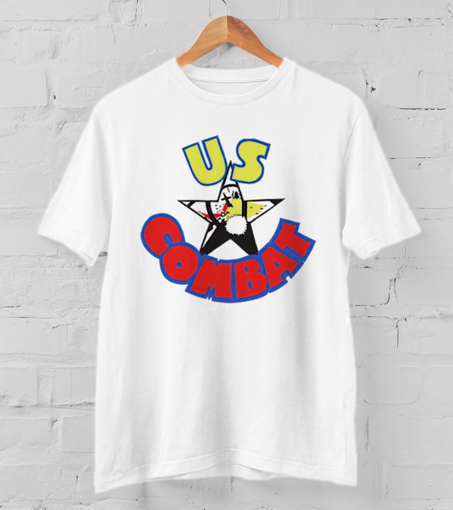 US Combat Star Fighter Power T-Shirt
