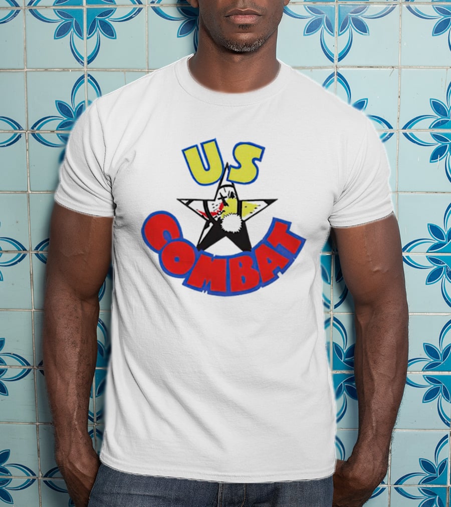 US Combat Star Fighter Power T-Shirt
