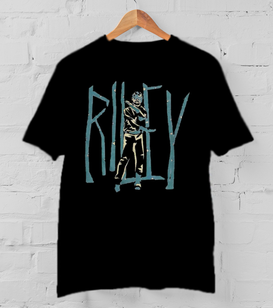 Riley Blue Abstract Figure T-Shirt