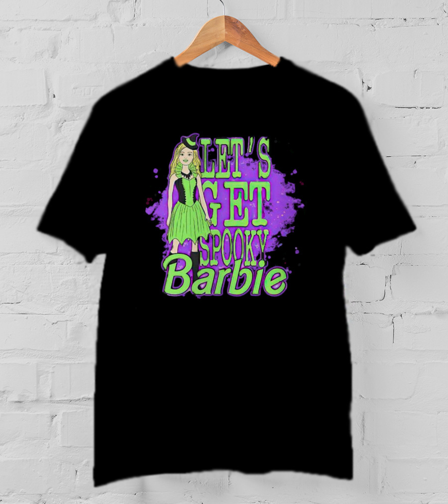 Let's Get Spooky Barbie Halloween Witch Costume T-Shirt