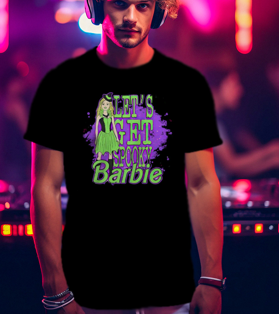 Let's Get Spooky Barbie Halloween Witch Costume T-Shirt