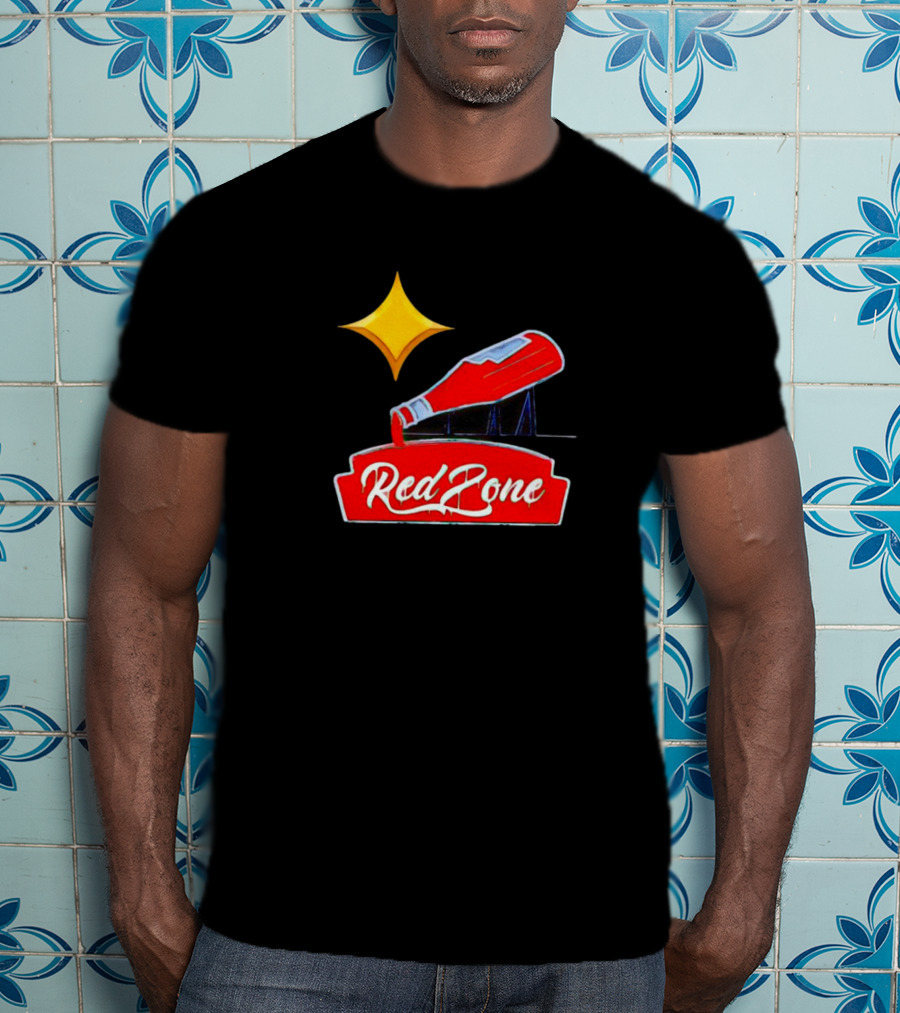 Red Zone Pittsburgh Steelers Ketchup Bottle T-Shirt