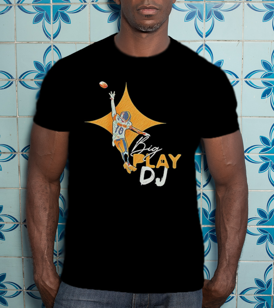 Big Play DJ Pittsburgh Steelers Football Star Catch 18 T-Shirt