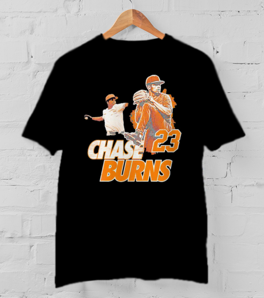 CHAS BURNS 23 Throw The Ball T-Shirt