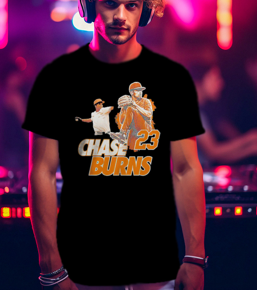 CHAS BURNS 23 Throw The Ball T-Shirt