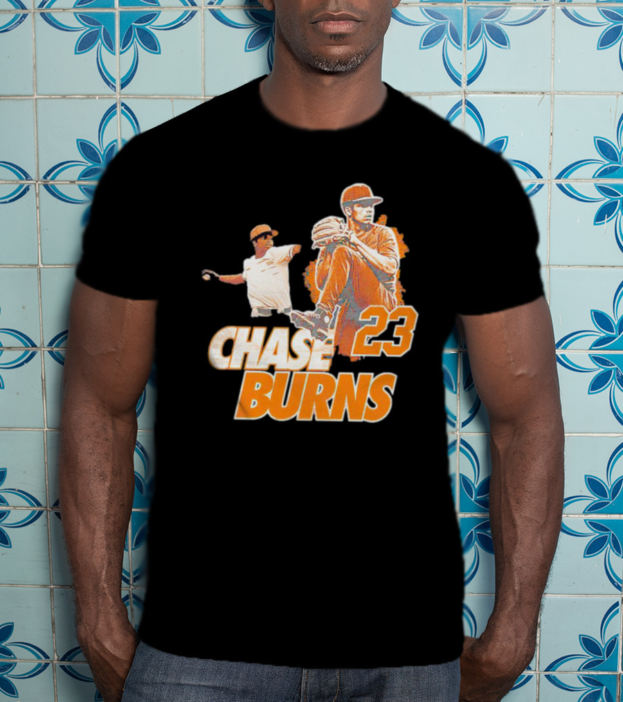 CHAS BURNS 23 Throw The Ball T-Shirt