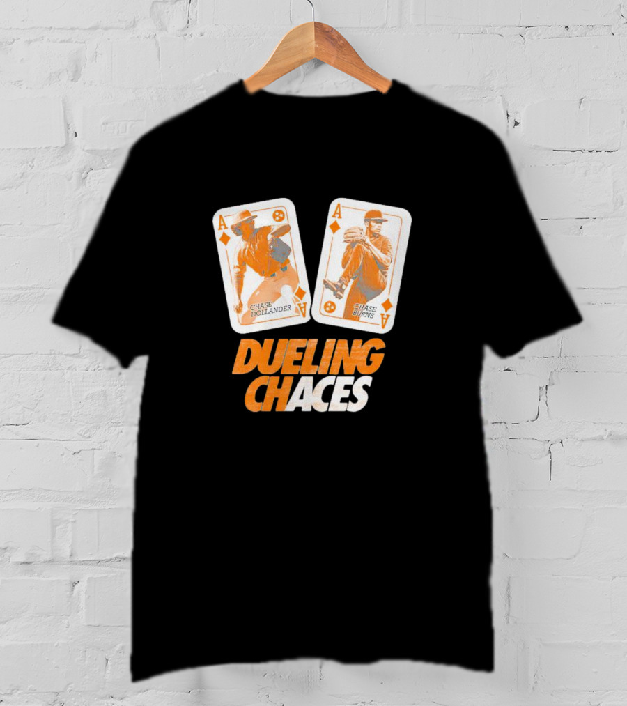 Dueling Chaces Chase Dollander Chase Burns Playing Cards T-Shirt