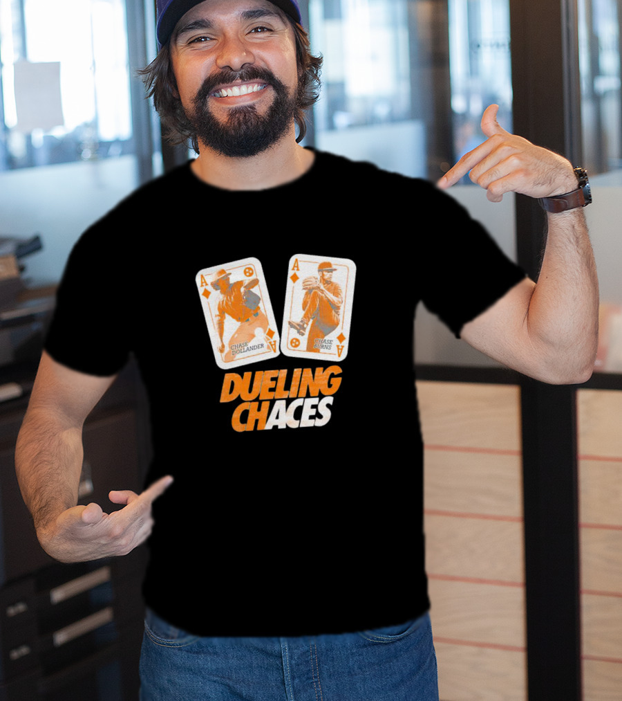 Dueling Chaces Chase Dollander Chase Burns Playing Cards T-Shirt