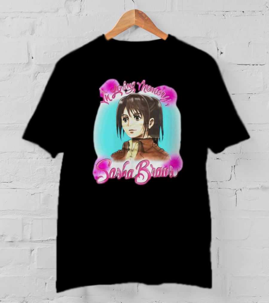 In Loving Memory Sasha Braus Attack On Titan T-Shirt