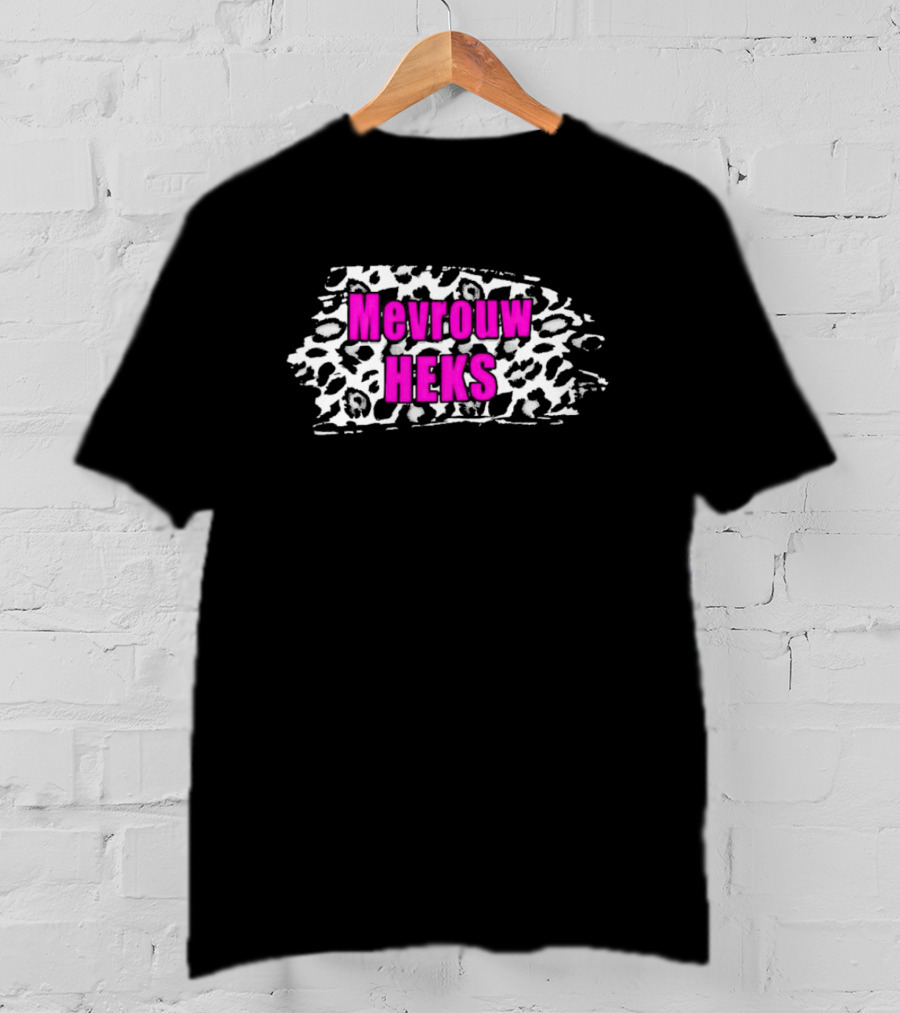 Mevrouw HEKS Leopard Print T-Shirt
